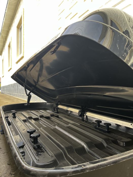 Автобокс LUX + поперечные рейлинги