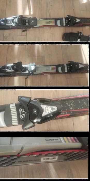 Комплект ски, ски обувки, автомати и щеки