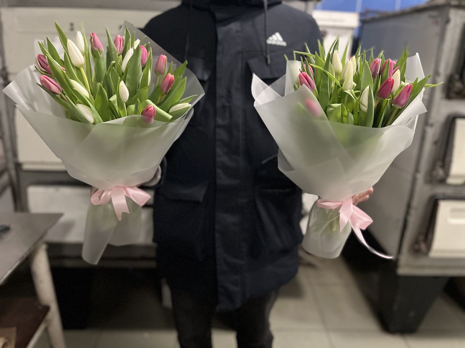 Свежие тюльпаны от 500 тенге