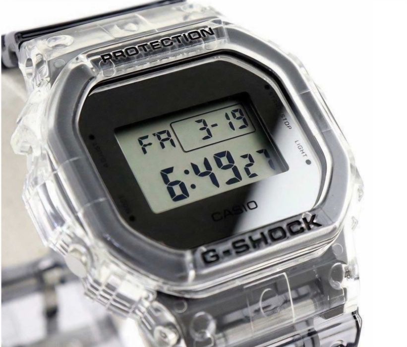 Ceas Casio g shock Classic dw b5600 Clear Remix THE Origin , Nou, Garantie 2 ani