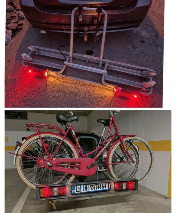 Suport biciclete auto cu prindere pe carlig