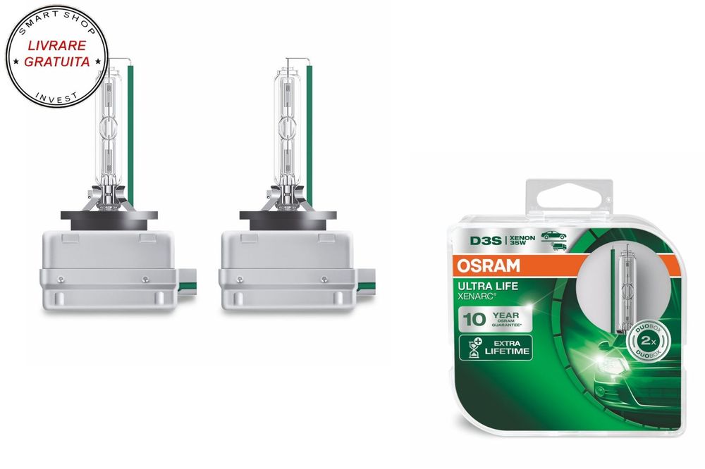 Set 2 Becuri Auto Xenon XENARC ULTRA LIFE D3S 66340ULT-HCB 35W- livrare gratuita