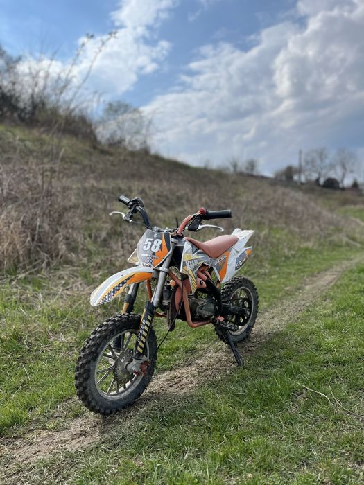 Moto Cross Copii 49cc (Pit Bike) – Ideal Începători – Stare Excelentă