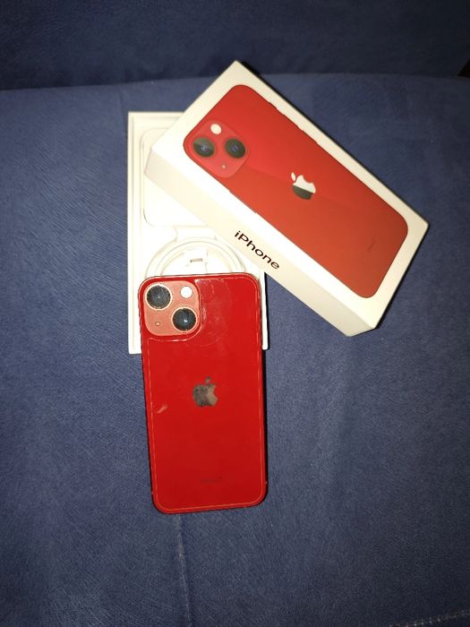 Apple iPhone 13 mini 128gb RED + bonus cadou de craciun poza 3