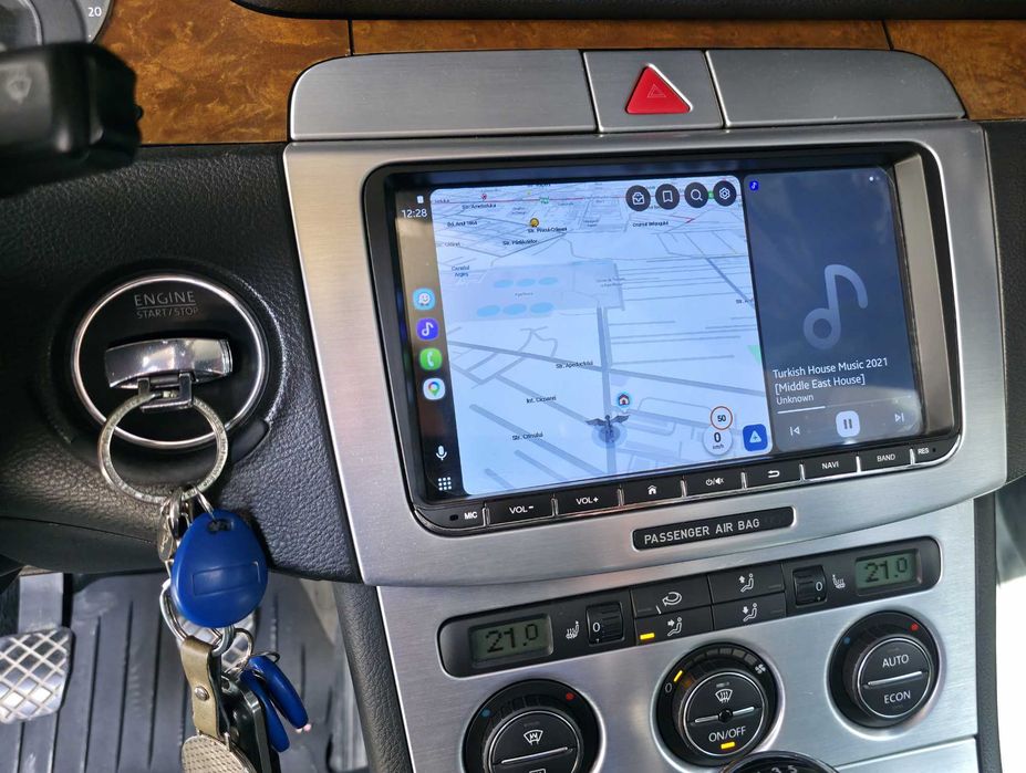 Navigatie Android 13 VW Passat B6 B7 CC Golf 5 6 Tiguan Carplay GPS 2GB RAM 32GB – Test disponibila