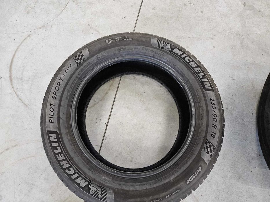 4 Anvelope de VARA 235.60.18 "Michelin"  ; ca NOI