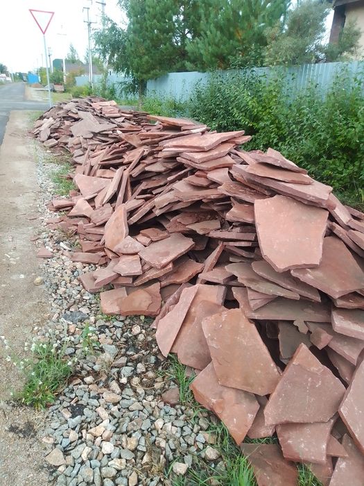 Камень песчаник красный