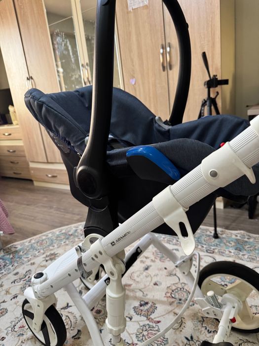 Продам б/у коляску Adamex Monte Carbon 3 в 1