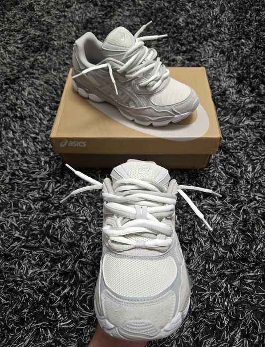 Asics Gel-NYC Cloud Grey Double Laces