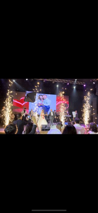 Холодные фонтаны, Фейерверки  (дополнение к празднику)