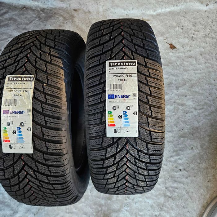 2 Нови зимни гуми 215/60R16 Firestone WinterHawk 4 XL 99H M+S 3PMFS