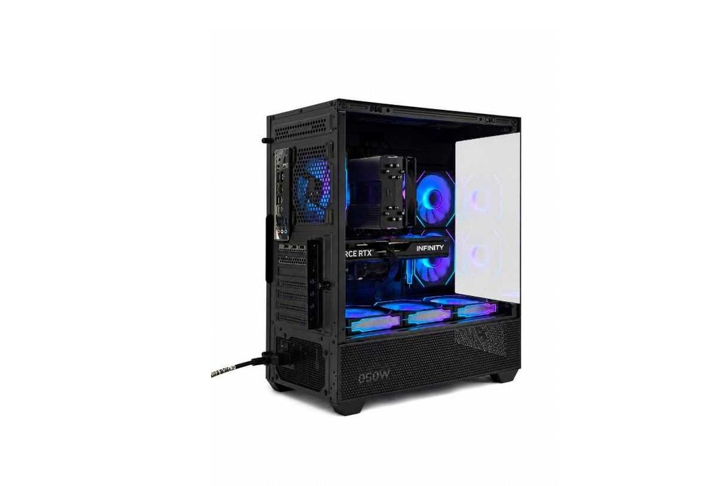 Геймърски Компютър! RTX 5070 / Ryzen 7 7800X3D / 32 GB RAM  - НОВ