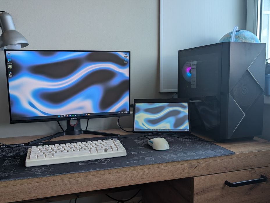 рабочий игровой компьютер / сетап