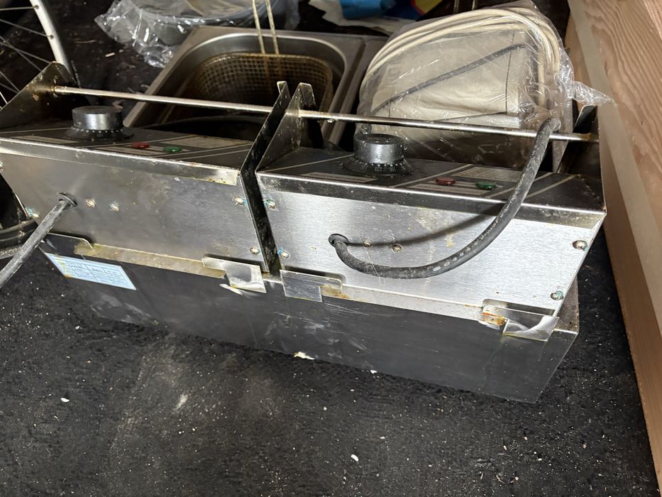 Фритюрник професионален двойка монофазен