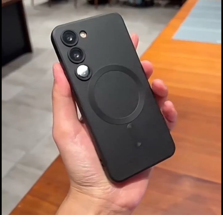 Husa Magsafe TPU Ultra Slim Neagra - Samsung S25 S25 PLUS S25 ULTRA