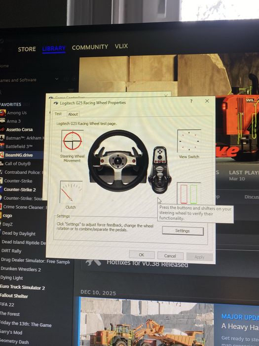 Loghitech G27 stare buna de functionare