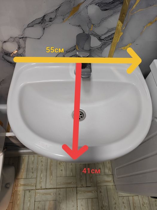 Раковина без смесителя