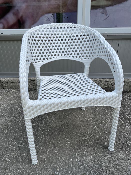 Градински стол Белла Ратан с усилени крака