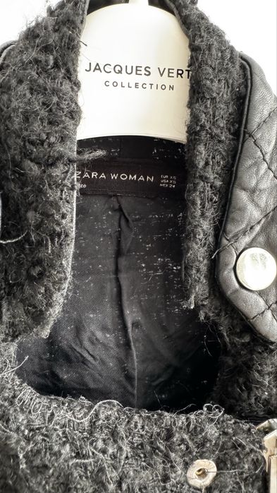 geacă imitatie piele Zara XS-S rock