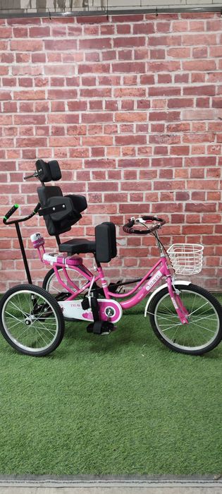 Трёхколёсный велосипед для ДЦП инвалидов ЧМТ