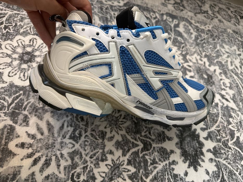 Balenciaga Runner Blue White
