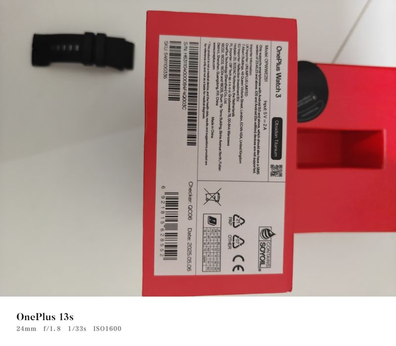 OnePlus watch 3 46mm black titanium