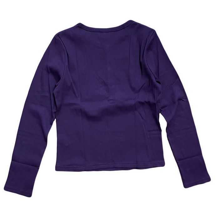 Лонгслив Uniqlo в рубчик