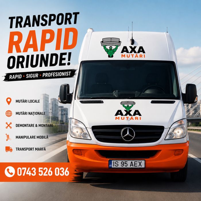 Mutari mobila Iasi – Rapid, Sigur, Pret Corect – AxA Mutari