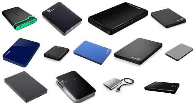 Внешние (с собой таскать) переносные накопители USB 3.0 с гарантией.