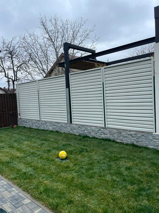 Gard metalic jaluzea | Suruburi ascunse | Harghita | Model 2026 |