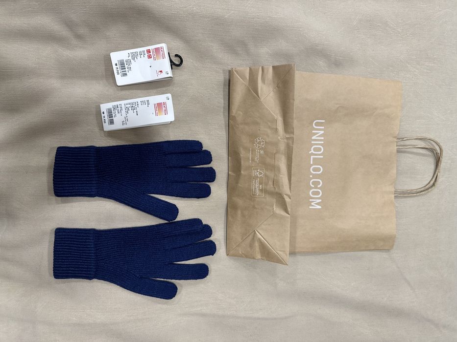 Перчатки UNIQLO Heattech синие