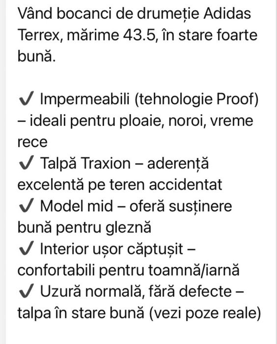 Bocanci drumetie impermeabili
