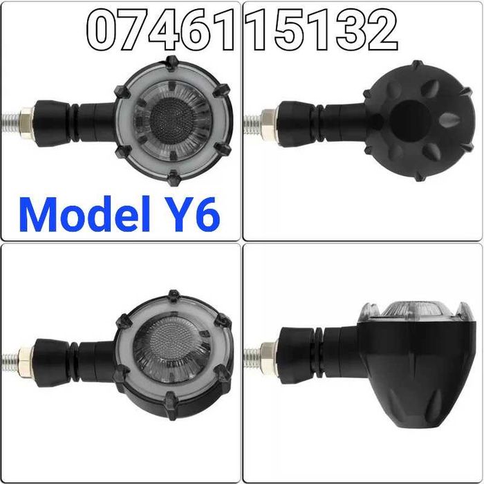 Semnalizare LED Progresiva-Semnalizari-Moto Chopper Motocicleta Atv-Y6