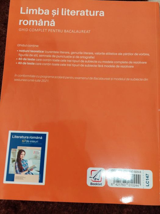 Vand carti pentru BAC