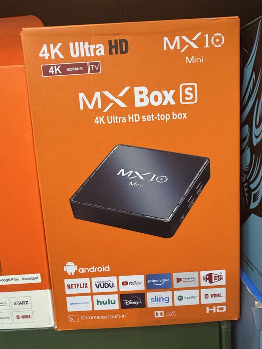 Tv box Mx Box S  1/8 2/16  xar xil variyanlari bor