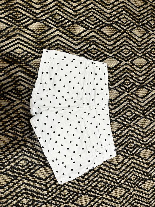 Bershka, мини шорты polka dot принт, размер 32