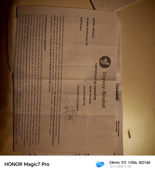 Trotinetă electrică Ninebot E2 – stare excelentă, ca nouă!