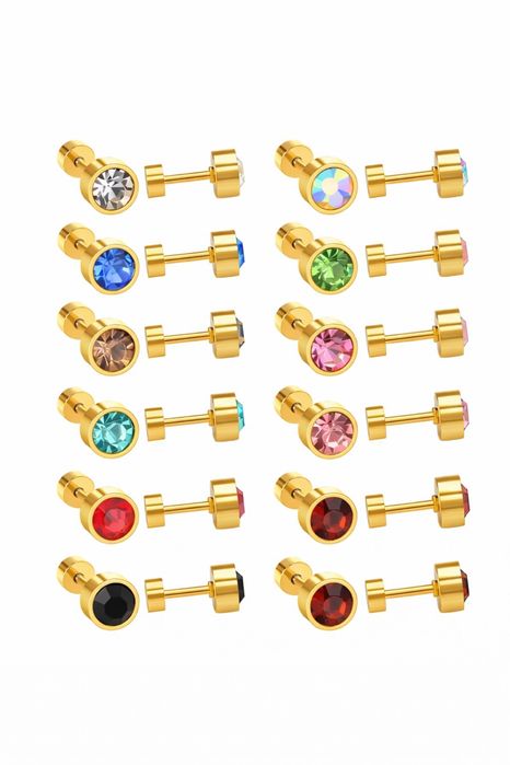 Обици unisex стомана