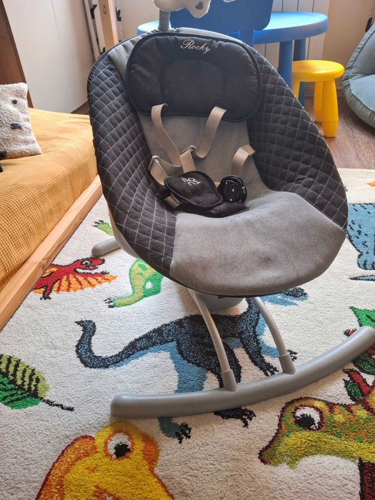 Електрическа люлка от Moni - Rocky, сив цвят