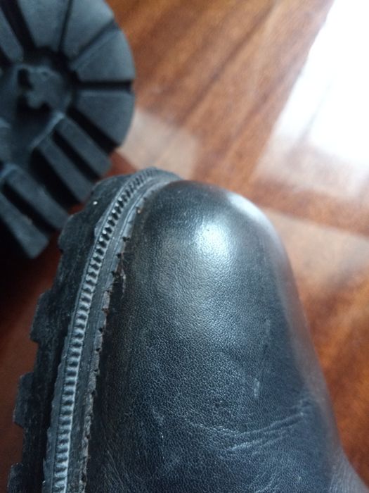 Мъжки обувки кожени шити