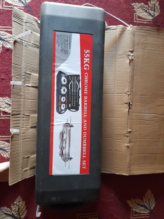 55kg 6tasi bitta gantellar to'plami