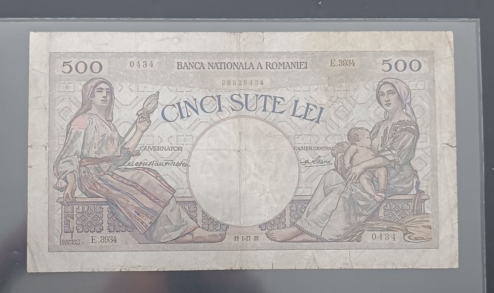 500 lei 1934-1938 tip II