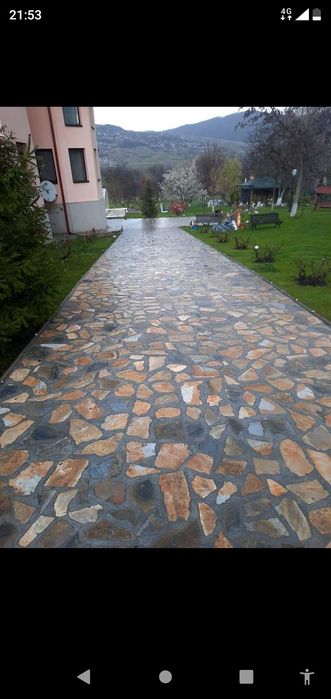 Piatra pt placat alei ,trotuare ,trafic greu
