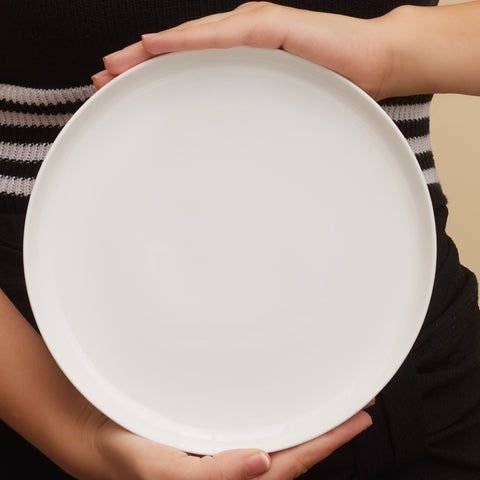 Сервиз за Закуска от 38части Karaca Stream Pure Favaro Бял Порцелан