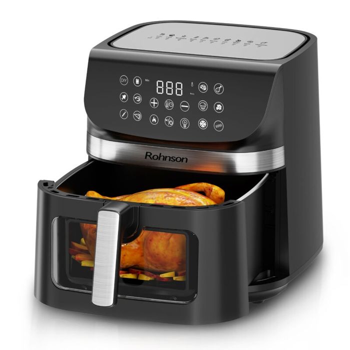 Нов 9 литра фритюрник с горещ въздух Air Fryer Rohnson  R2866