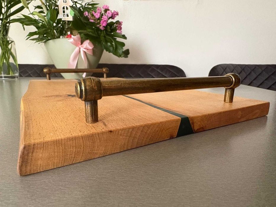 Platou pentru servit din lemn de fag