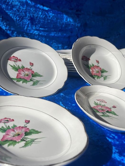 Френски сервиз за хранене Digoin & Sarreguemines – модел „Promo Lisett