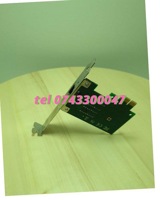 Placa Retea Realtek 8111C 10/ 100/ 1000 Mbps Pci-Express 1 X Rj45 Componenta Compatibil /practic Service Inlocuire