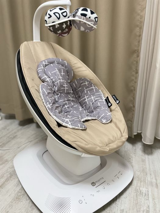 4Moms Mamaroo 5.0 Multi-Motion Baby Swing – Sandstone