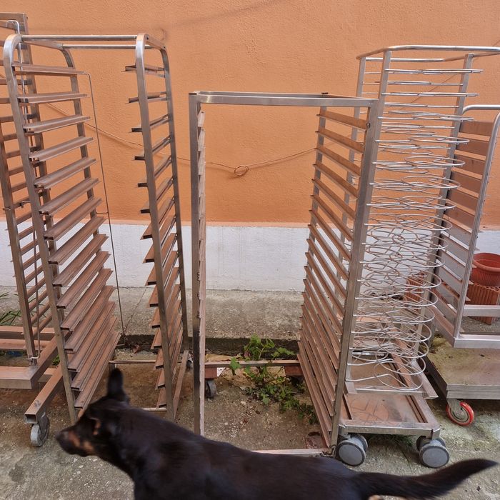 Cărucioare tavi cuptor convectie electric sau gaz